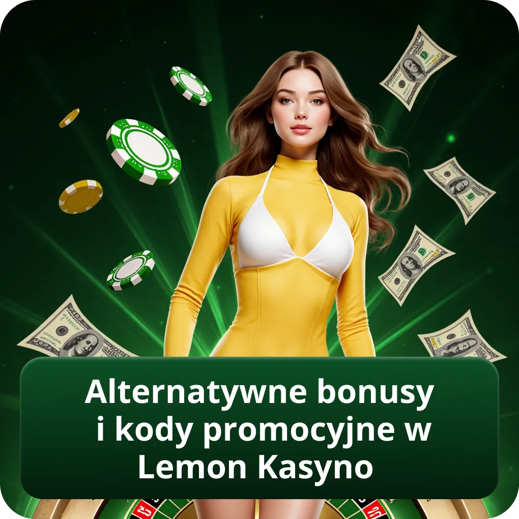Alternatywne bonusy i kody promocyjne w Lemon Kasyno