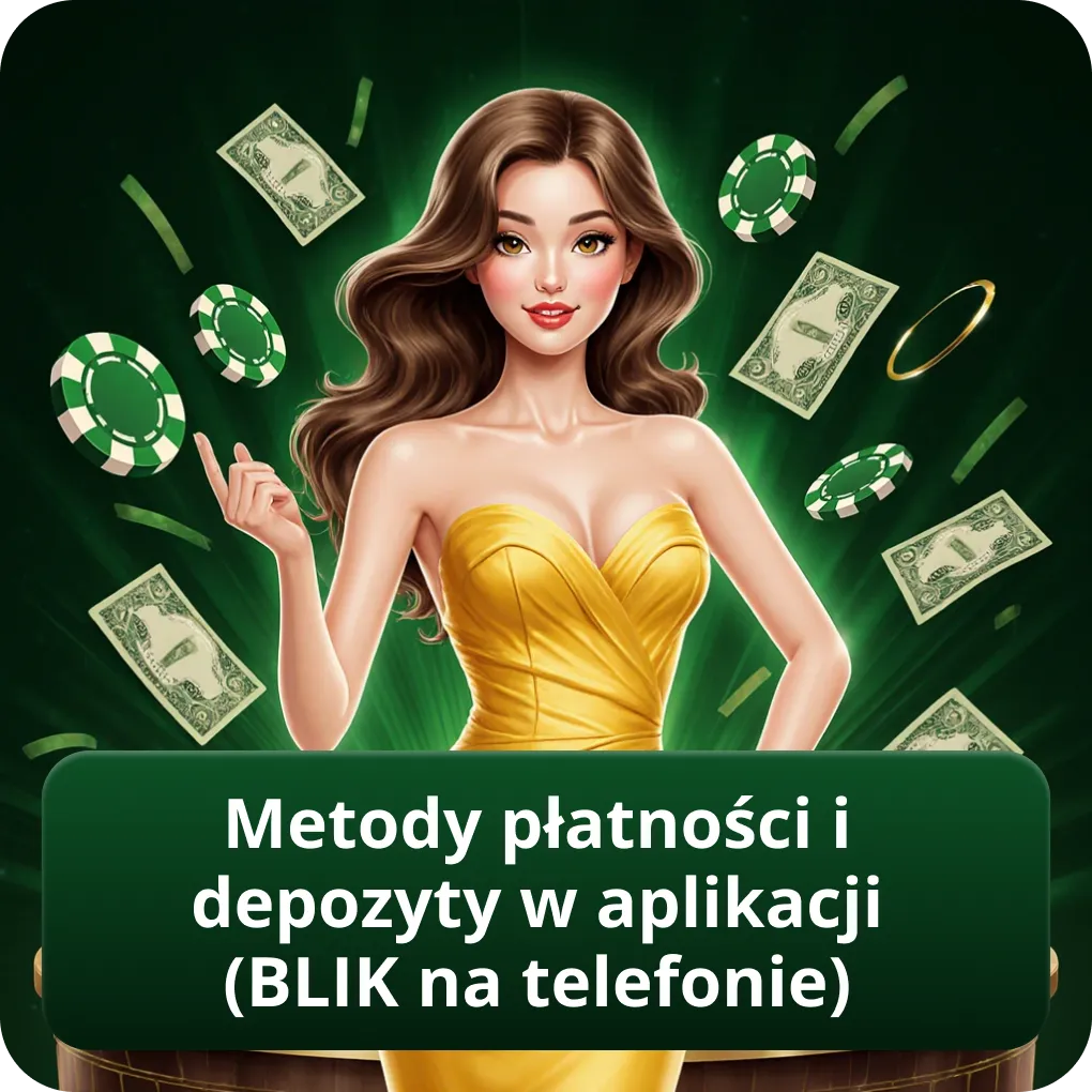 Metody płatności i depozyty w aplikacji (BLIK na telefonie)