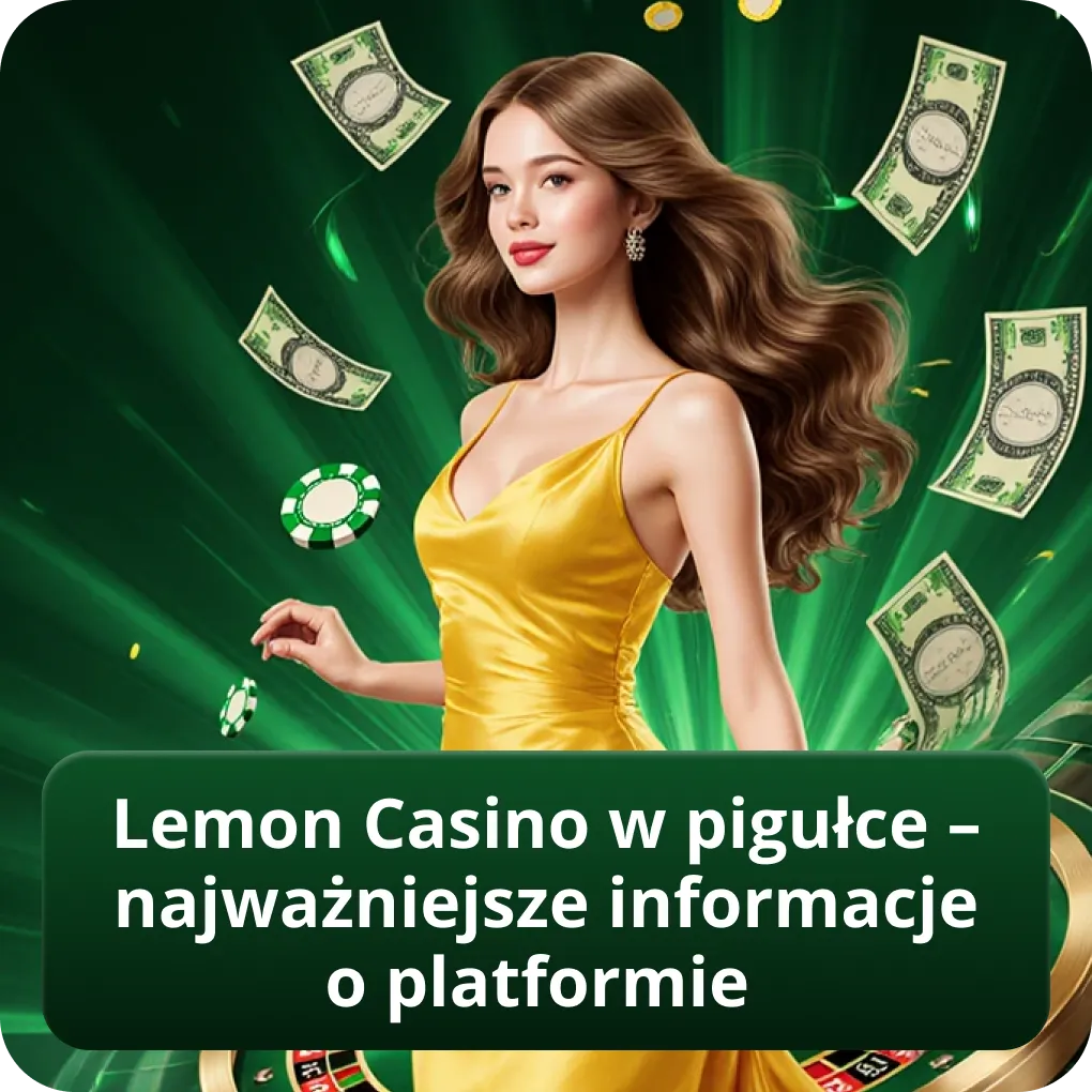 Lemon Casino w pigułce – najważniejsze informacje o platformie