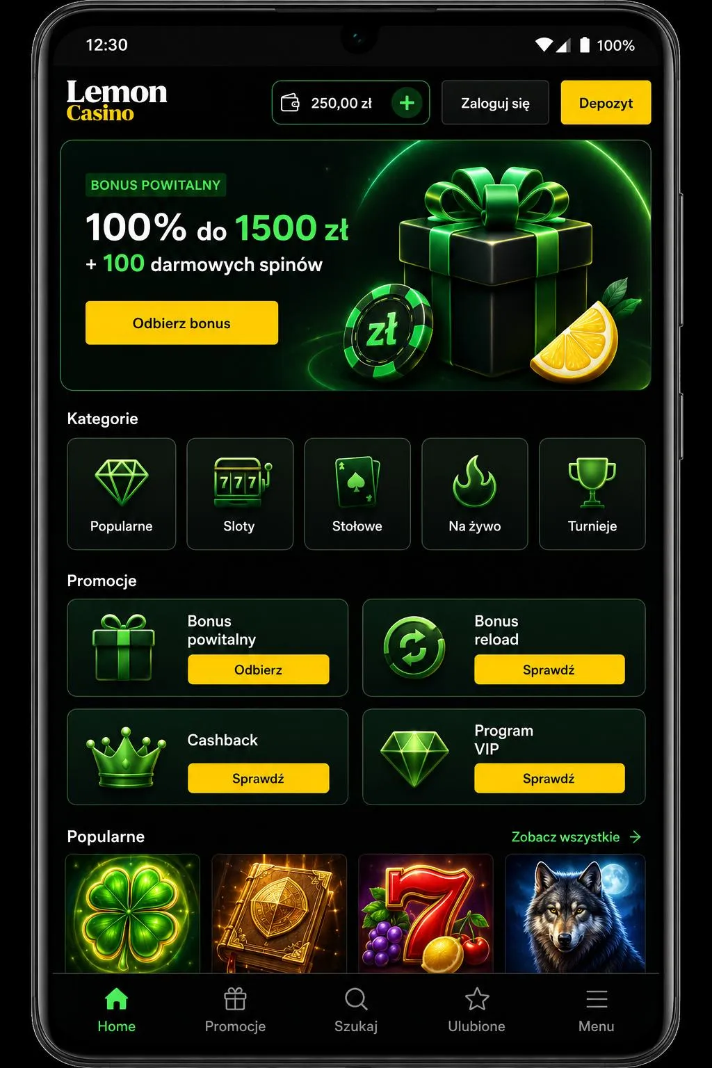 Dostęp do kasyna bez blokad i ograniczeń sieciowych - Lemon Casino gry za 1 gr